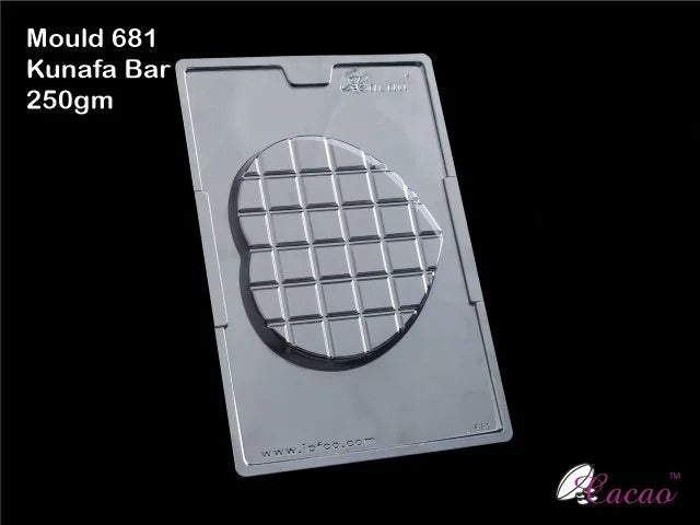 Mould 681 DUBAI KUNAFA HEART (250gm) | Big Heart Shape Kunafa Mould
