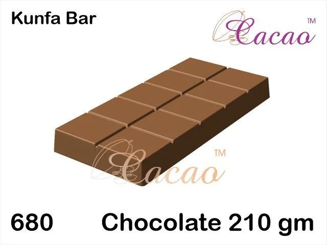 Mould 680 DUBAI KUNAFA DEEP BAR (210gm) | Kunafa Chocolate Mould