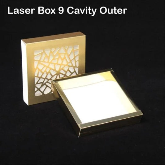 Laser 9 Cavity Golden Box (Pack of 10) with 2 variations