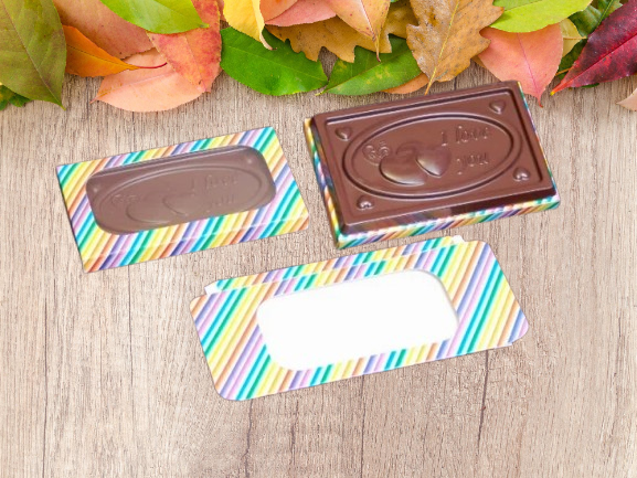 Big Chocolate Bar Packaging Box | Rainbow Design Bar Box