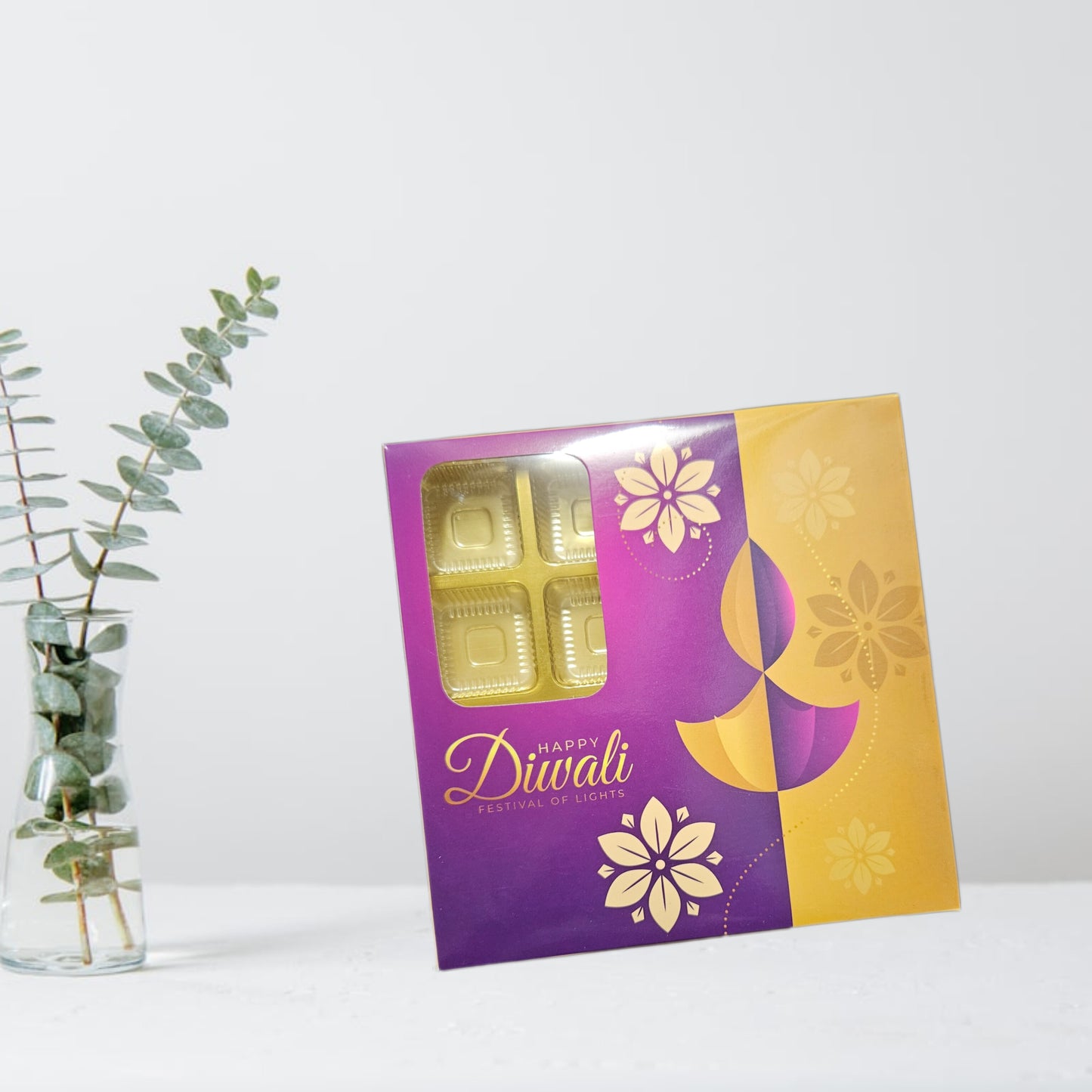 16 Cavity Premium Glossy Chocolate Box (Set of 25)