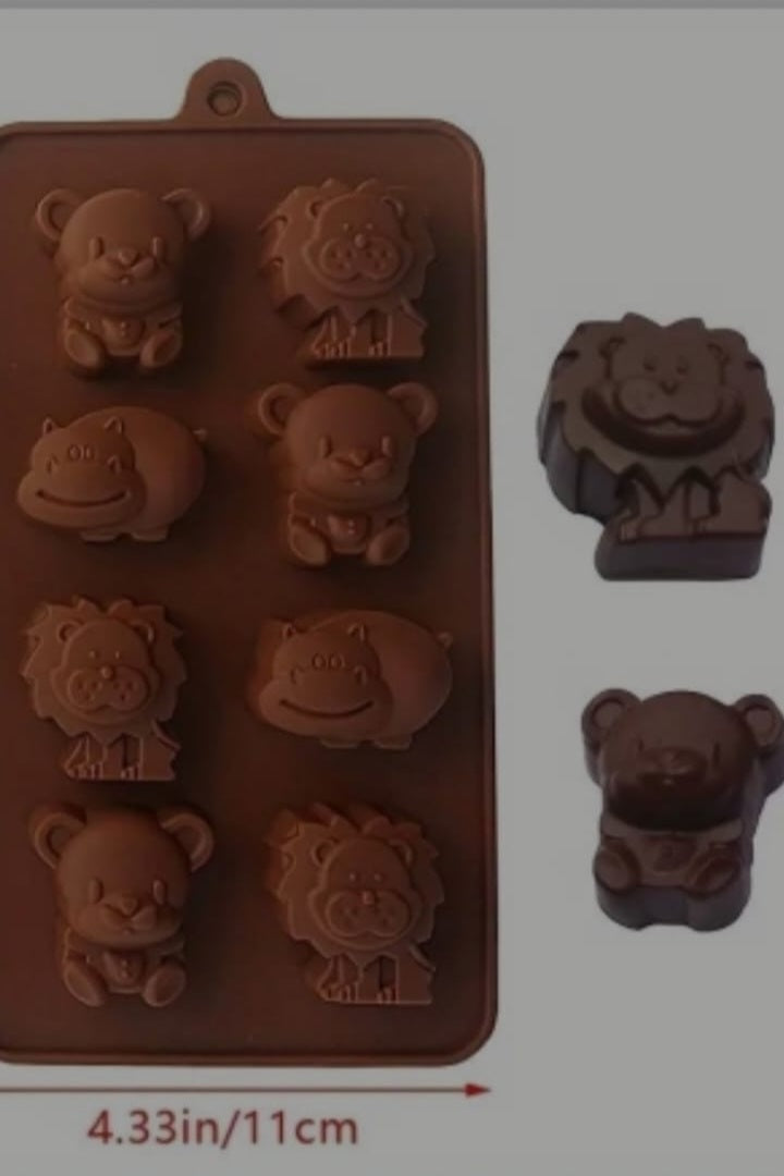 Animal Theme Silicon Chocolate Mould for kids