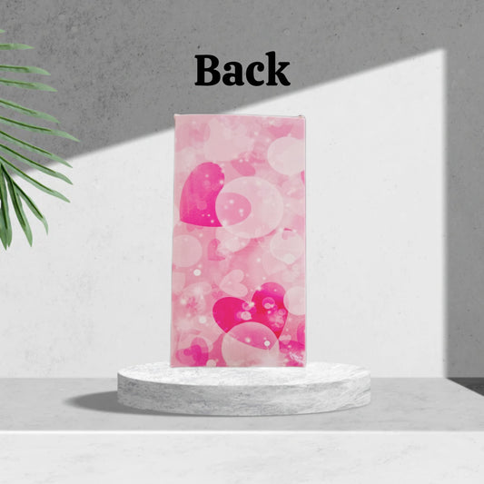 Premium Design Big Size Pink Chocolate Bar box (Pack of 10) (Size- 17*9*1.5cm) for 80-100gm Chocolates