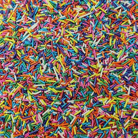 🌈 Rainbow Vermicelli Sprinkles – Add Colour & Crunch to Every Bite!