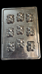 Small Teddy Bear Chocolate Mould | Plastic Chocolate Mould - 031