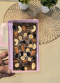 Zumbo Size Big Sliding Bar Boxes for 80-150gm Bars (Pack of 10) (White, Red, Pink & Blue) Kunafa Bar Box