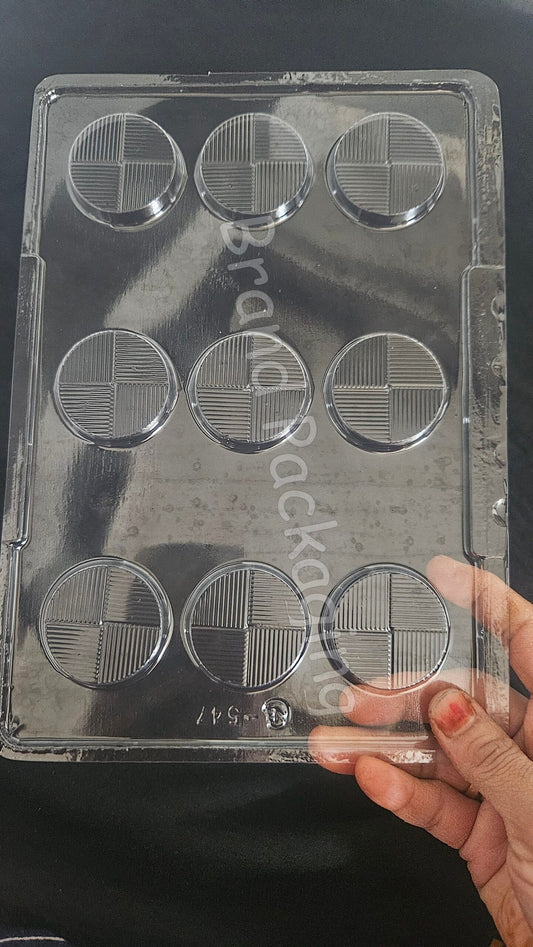 Round Chocolate Mould | Plastic Chocolate Mould | Chocolate Plastic Bar mould - 547