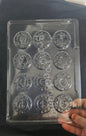 Currency Coin shape Plastic Chocolate Mould -550