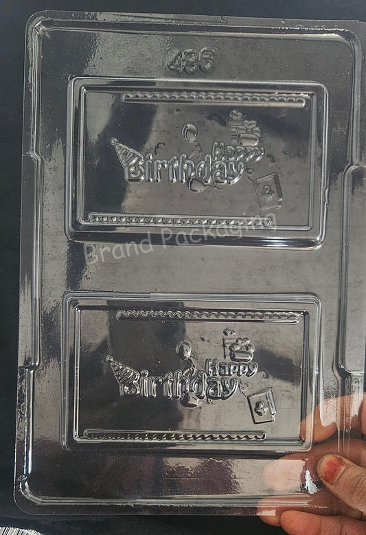 Happy Birthday large chocolate Mould - 486