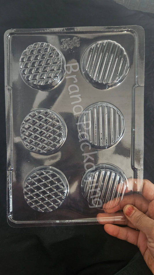 Round Chocolate Bar Mould | PVC Round Chocolate Mould - 366