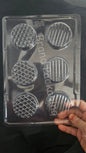 Round Chocolate Bar Mould | PVC Round Chocolate Mould - 366