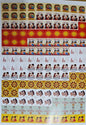 Happy Bhaidooj Cavity Size Sqaure Stickers