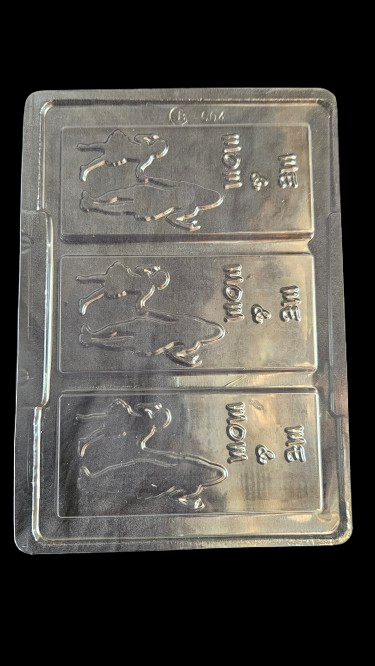 Me & Mom Plastic Chocolate Mould | Mother's Day Chocolate Mould - Perfect for Gifting on Mother’s Day & Women’s Day! 🍫🎁
