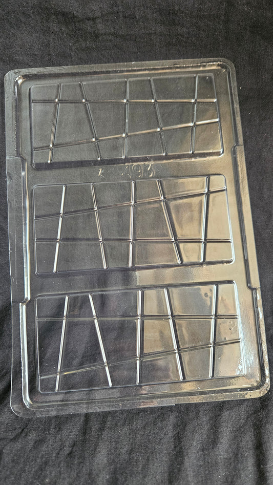 Designer Chocolate Bar Mould (45-50gm) PVC Chocolate Mould - 493