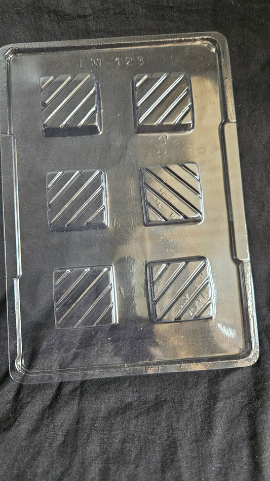 Designer Cavity size Square Chocolate Mould 123