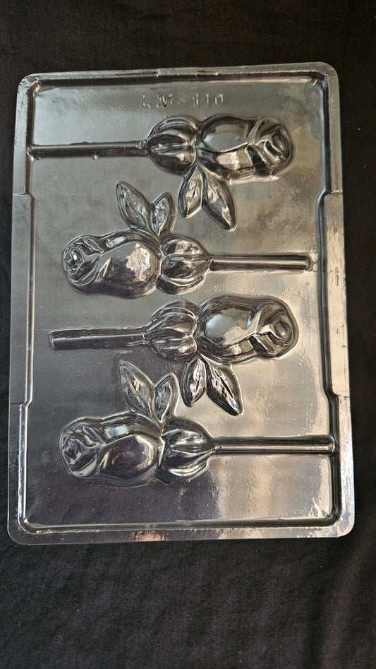 Rose Lollipop Chocolate Mould no 110 | Lollipop Chocolate Mould