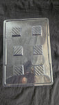 Cavity Size Sqaure Chocolate Mould | Plastic Chocolate Sqaure Mould - 357 (3*3 cm)