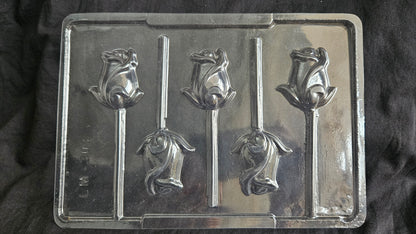Rose Lollipop Chocolate Mould no 303 | Lollipop Chocolate Mould