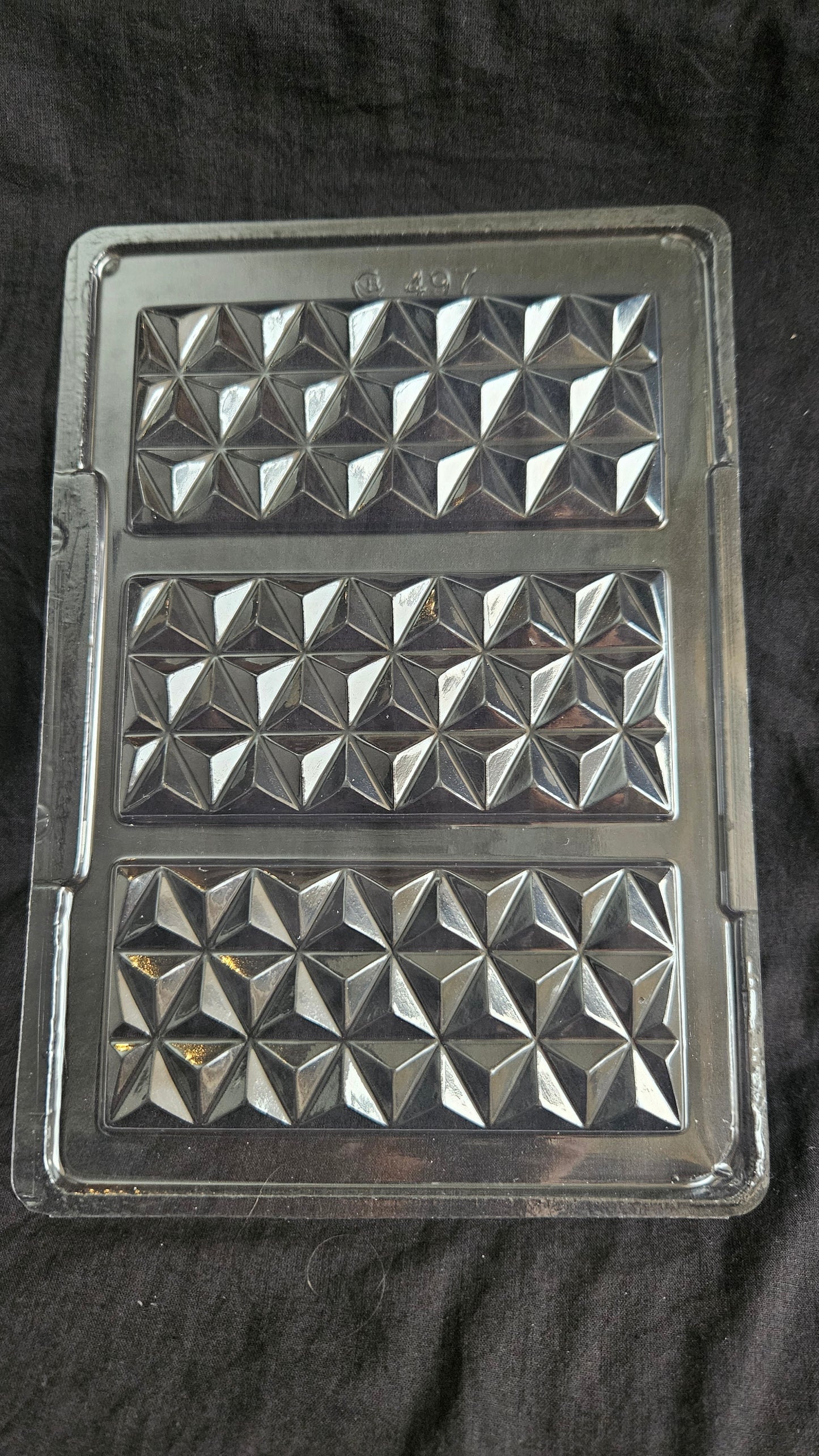 Designer Chocolate Bar Mould (50-55gm) PVC Chocolate Mould - 497