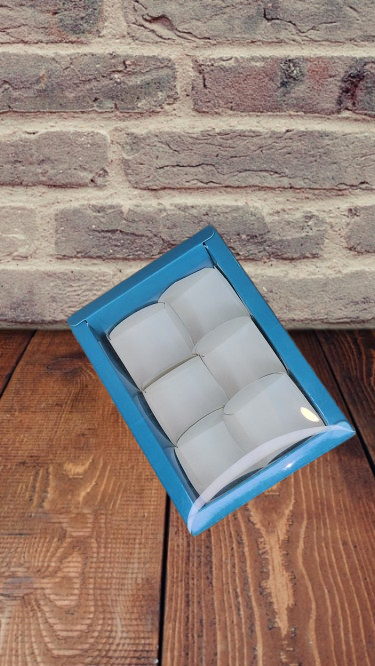 6 Cavity Multi-Purpose Chocolate Box | Gift Box for Chocolates, Candles, Truffles, Mithai (Pack of 10)
