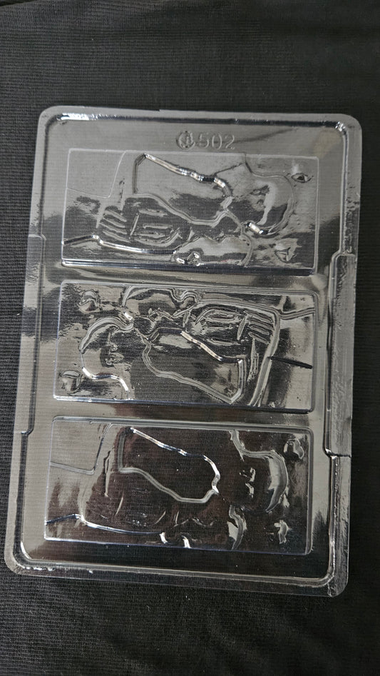 Kissing Couple Chocolate Bar mould | Valentine Chocolate Mould - 502