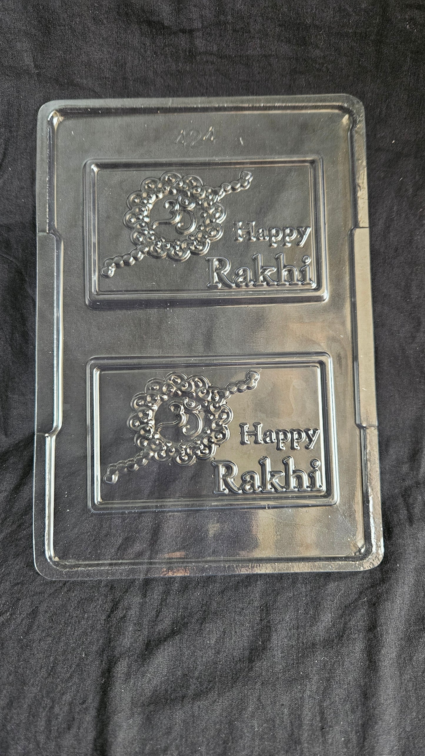 Happy Rakhi Chocolate Mould | 55-65gm Rakshabandhan Chocolate Mould - 484