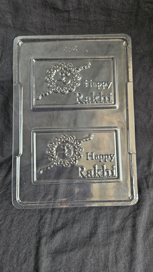 Happy Rakhi Chocolate Mould | 55-65gm Rakshabandhan Chocolate Mould - 484