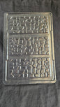 Designer Chocolate Bar Mould (45-50gm) PVC Chocolate Mould - 494
