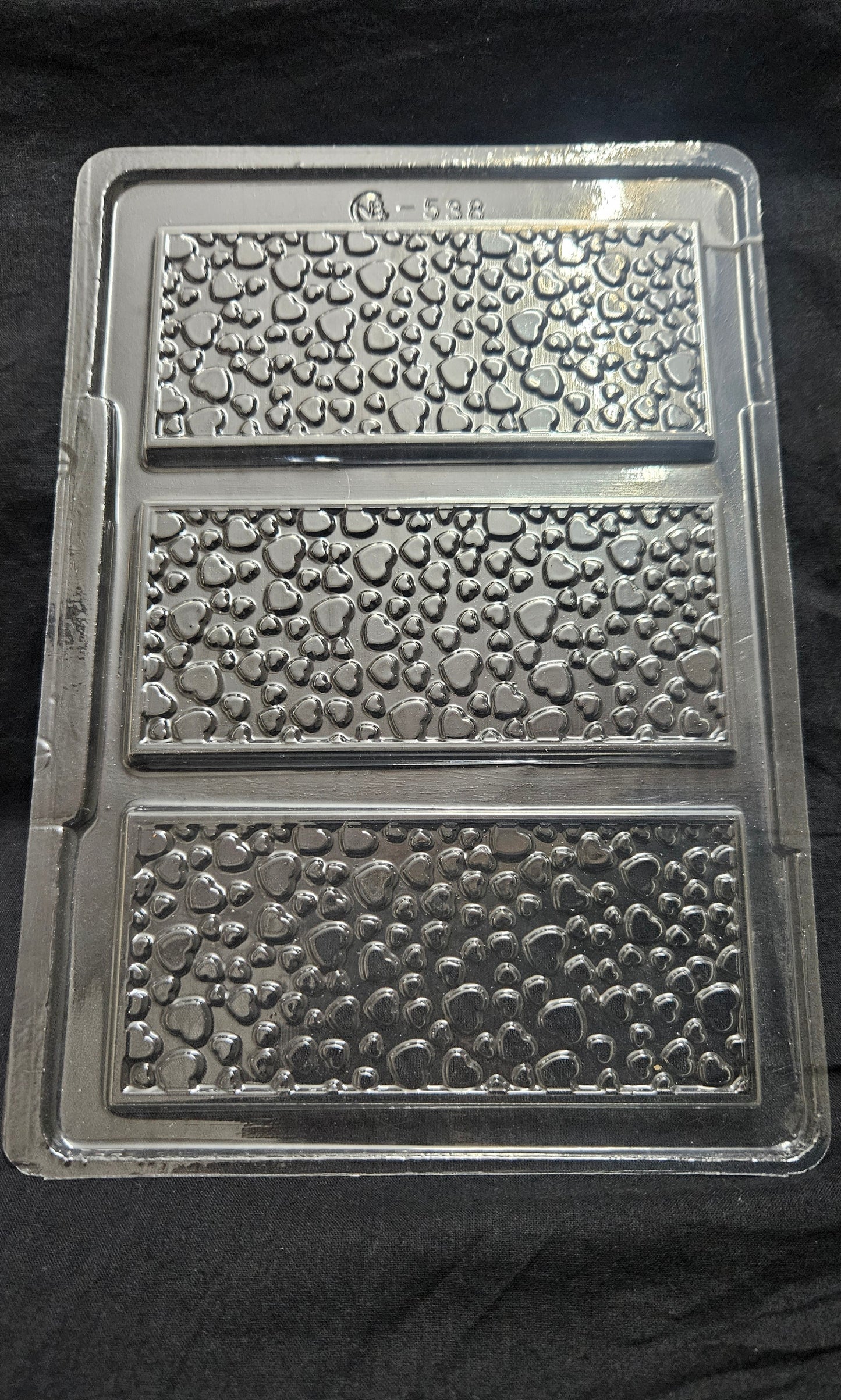 Designer Chocolate Bar Mould (45-50gm) PVC Chocolate Mould - 538