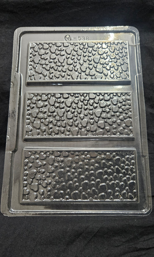 Designer Chocolate Bar Mould (45-50gm) PVC Chocolate Mould - 538
