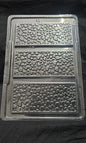 Designer Chocolate Bar Mould (45-50gm) PVC Chocolate Mould - 538