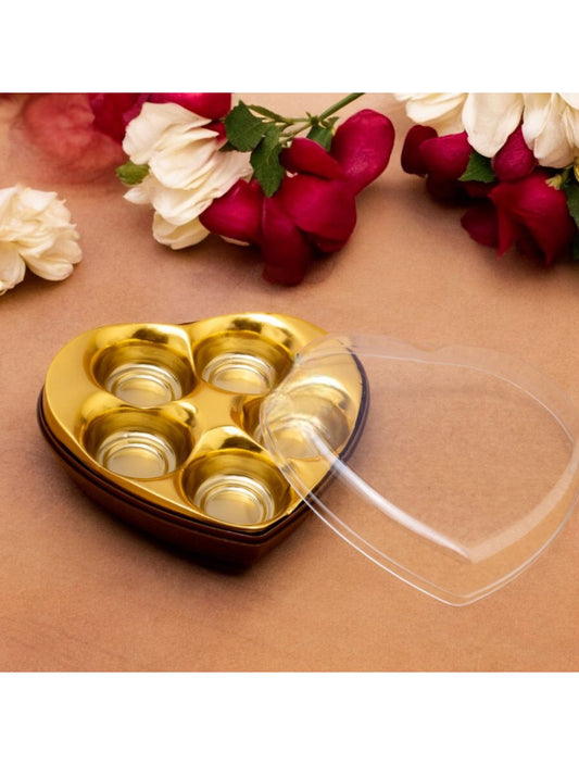 5 Cavity Acrylic Box for Chocolates & Truffles (Set of 10) Ferrero Rocher Chocolate Box