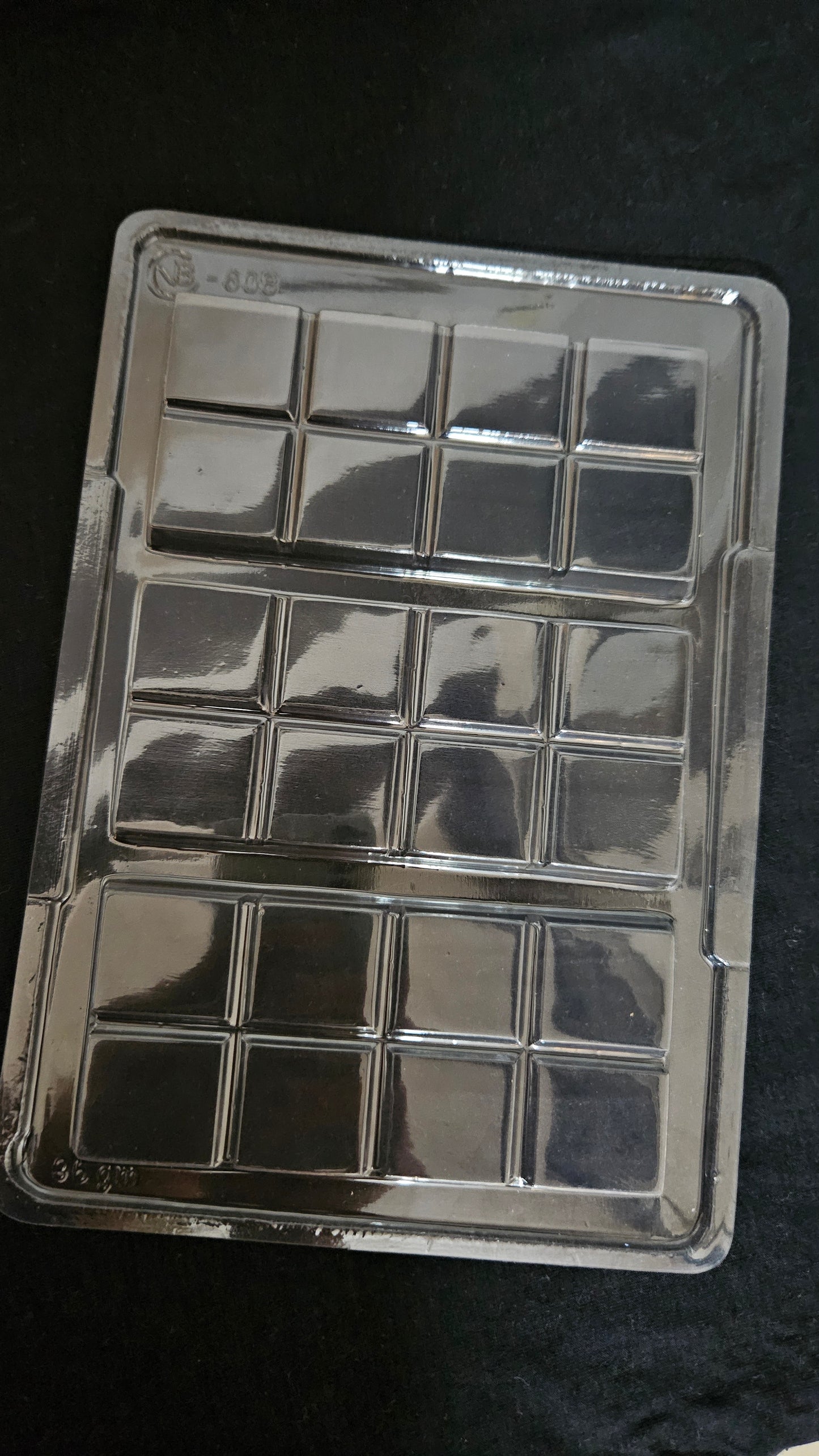 Kunafa Chocolate Mould | 100gm Kunafa Chocolate Mould | PVC Kunafa Chocolate Mould 100gm - No.608