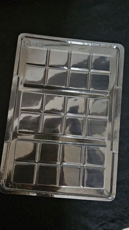 Kunafa Chocolate Mould | 100gm Kunafa Chocolate Mould | PVC Kunafa Chocolate Mould 100gm - No.608