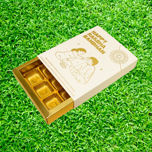 12 Cavity Happy Raksha Bandhan Chocolate & Multi Purpose Box (Pack of 5)