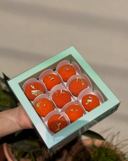 9 Cavity Multi-Purpose Chocolate Box | Gift Box for Chocolates, Candles, Truffles, Mithai (Pack of 10)