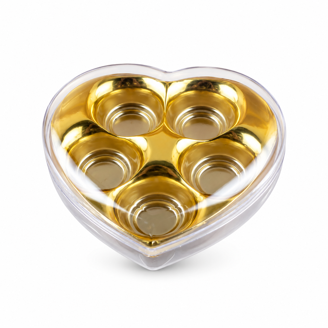 5 Cavity Acrylic Box for Chocolates & Truffles (Set of 10) Ferrero Rocher Chocolate Box