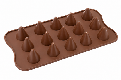 15-Cavity Cone Shape Silicone Chocolate Mould