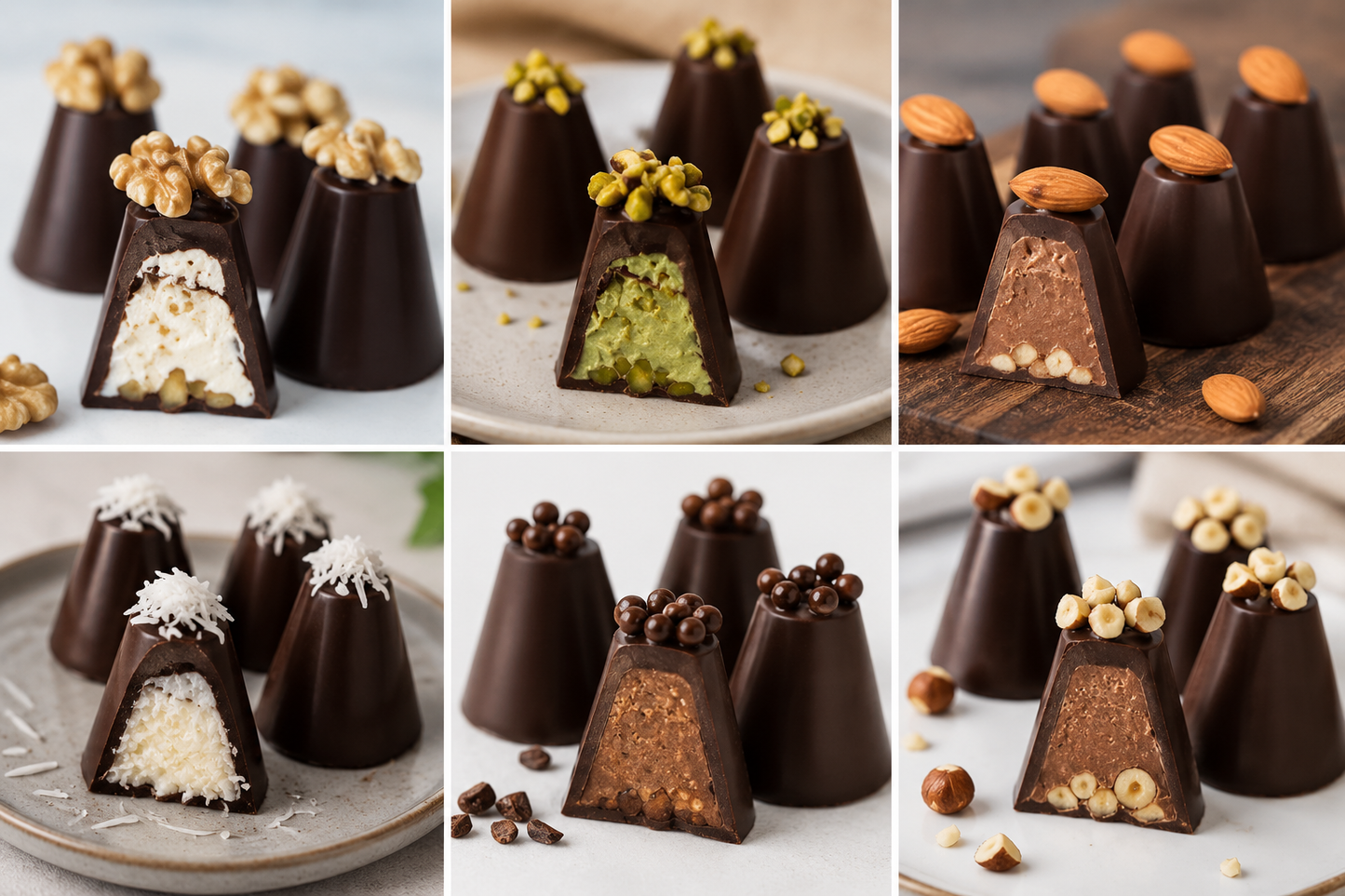 15-Cavity Cone Shape Silicone Chocolate Mould