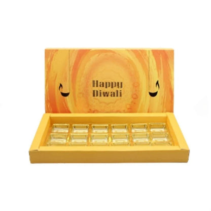 18 Cavity Diwali Box Pack of 10 with 3 Variants (Random or Mix colour as per availability)
