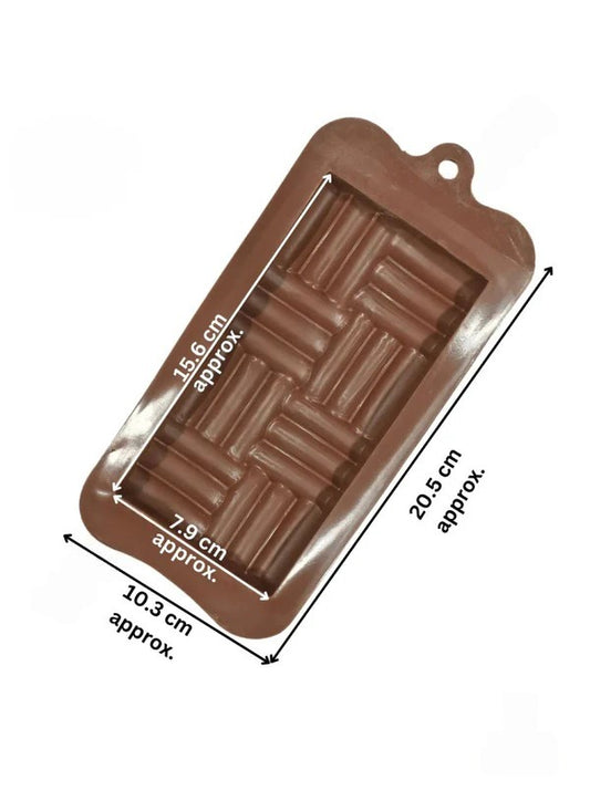 Big Woven Design Silicon Chocolate Bar Mould | Woven Design Silicon Chocolate Bar Mould