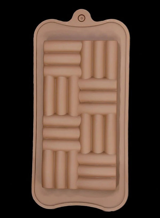 Big Woven Design Silicon Chocolate Bar Mould | Woven Design Silicon Chocolate Bar Mould