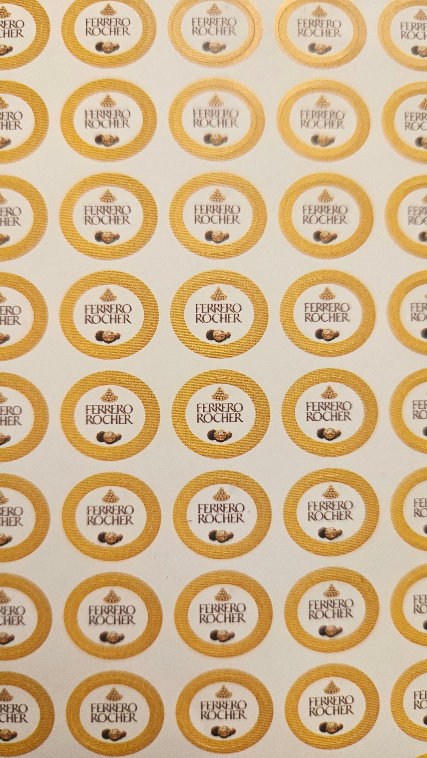 Ferrero Rocher Small 0.5 inch Stickers