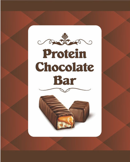 Protien Chocolate Bar Stickers (12 Stickers) (4*4 inch)