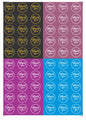 Thank You Stickers 1.5 inch 60 Stickers comes with 4 different colours in a Sheet