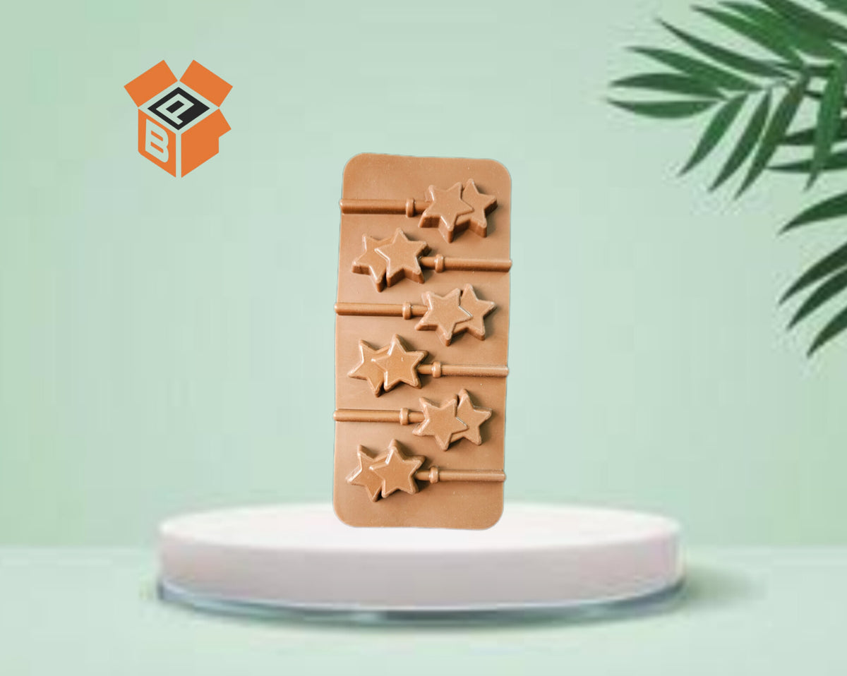 Dual Star Lollipop Chocolate Mould | Dual Star Silicon Chocolate mould