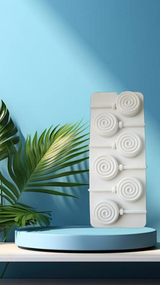 Spiral Design Lollipop Mould | Designer Lollipop Mould