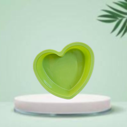 Heart Shape Silicon Cake Mould (7*2 inch)