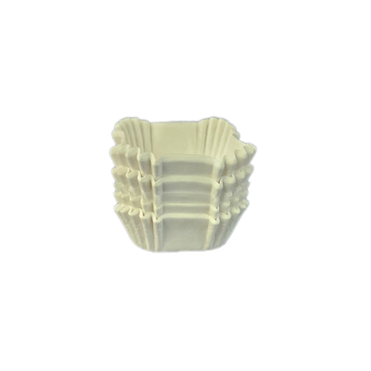 White Paper Cup for Chocolates/ Truffles/ Laddoos - Pack of 500