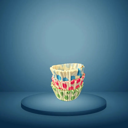 Polka Dot Paper Cup for Chocolates/ Truffles/ Laddoos - Pack of 500